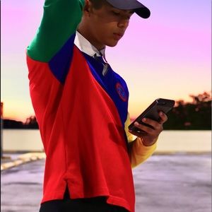 Tommy Hilfiger 
Sailing Gear Multi-Color Polo 👕